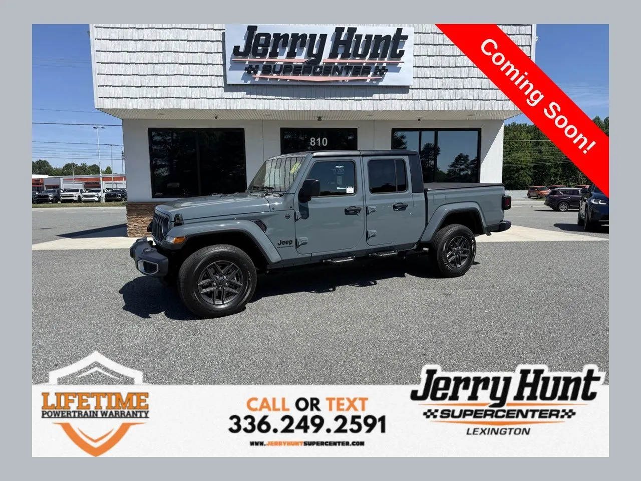 Gray 2024 Jeep Gladiator Sport for sale in Lexington, NC