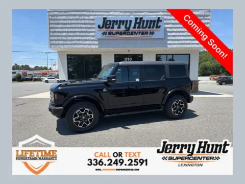 Black 2024 Ford Bronco Outer Banks for sale in Lexington, NC