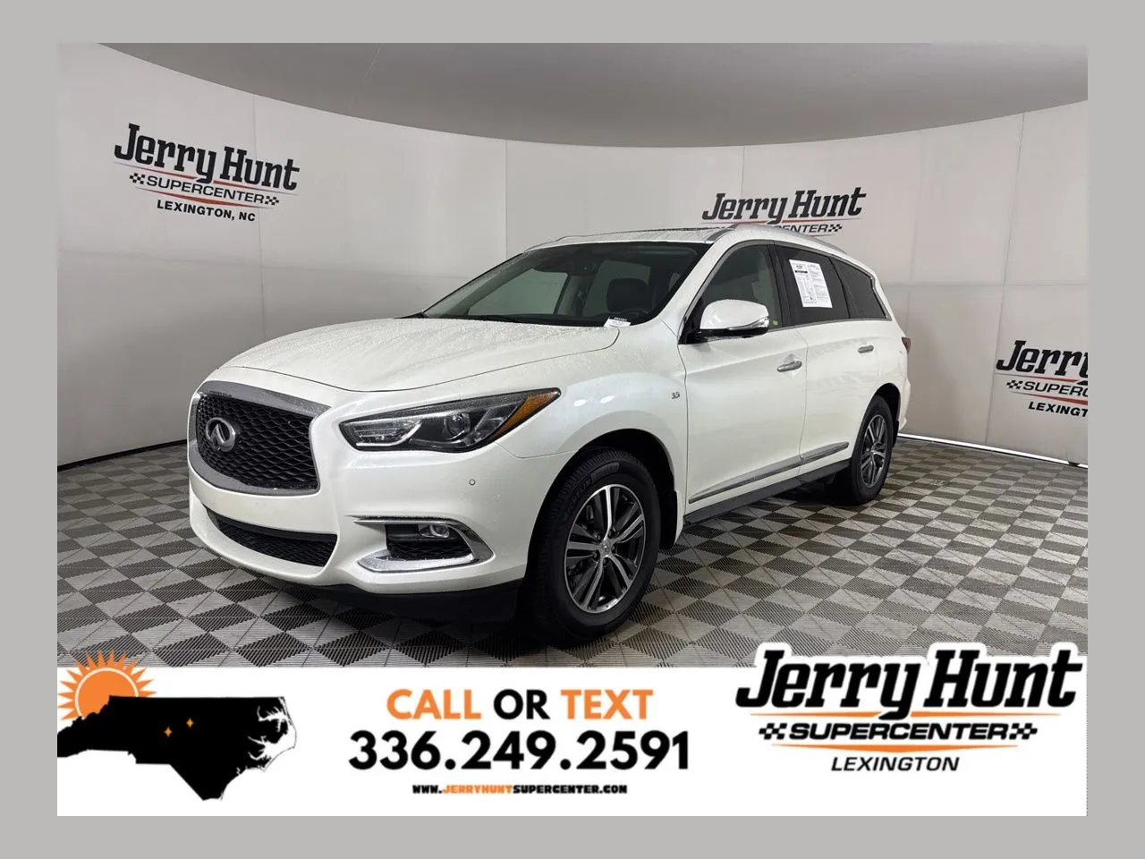 White 2019 INFINITI QX60 LUXE for sale in Lexington, NC