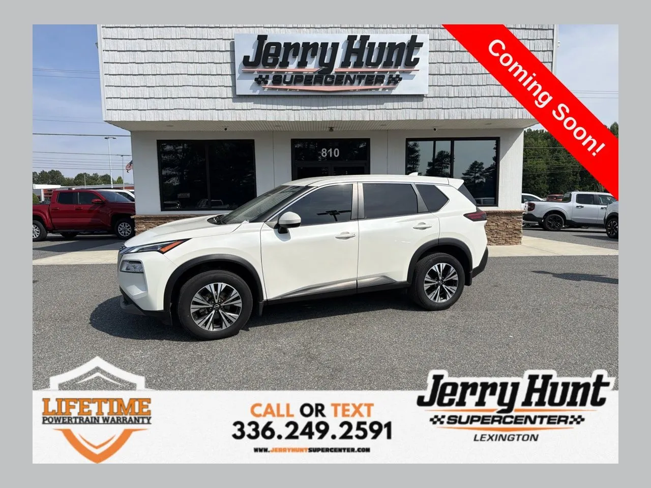 White 2023 Nissan Rogue SV for sale in Lexington, NC
