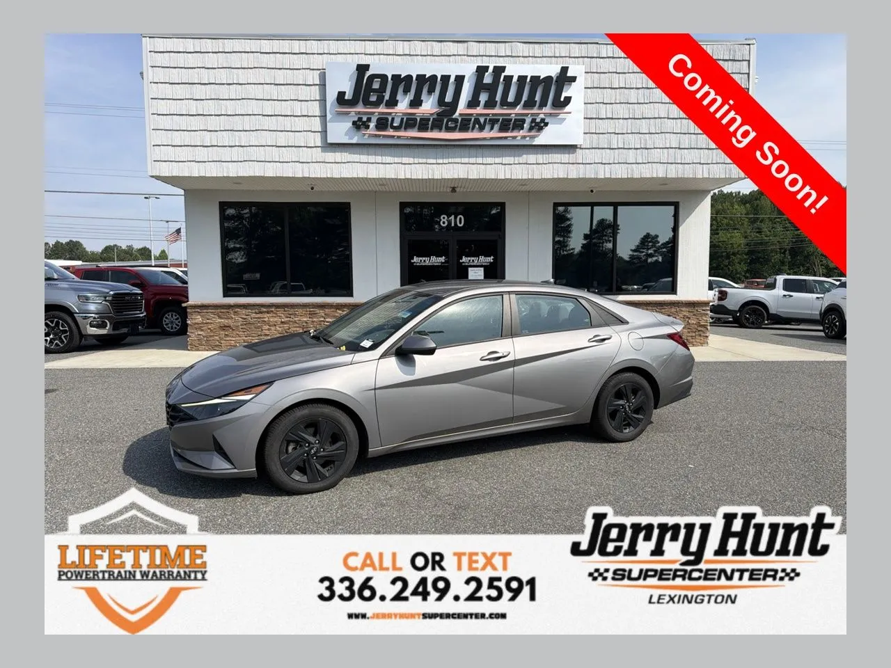 Silver 2023 Hyundai Elantra SEL for sale in Lexington, NC
