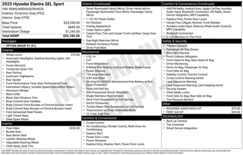 More photos of 2025 Hyundai Elantra SEL Sport at Jerry Hunt Supercenter - Lexington, NC