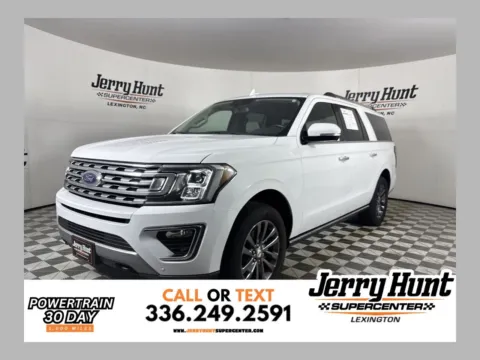 White 2021 Ford Expedition Max Limited for sale in Lexington, NC