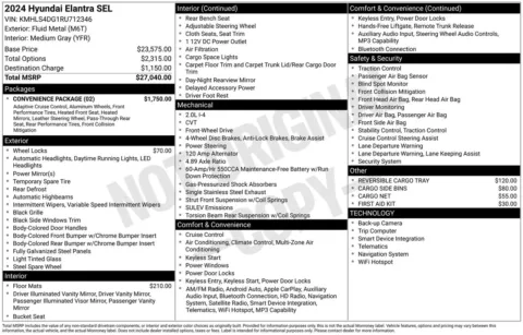 More photos of 2024 Hyundai Elantra SEL at Jerry Hunt Supercenter - Lexington, NC