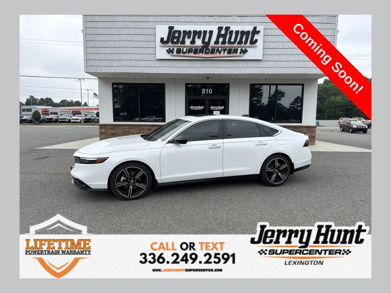 White 2023 Honda Accord Hybrid Sport for sale in Lexington, NC