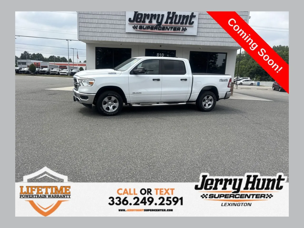 White 2023 Ram 1500 Big Horn/Lone Star for sale in Lexington, NC