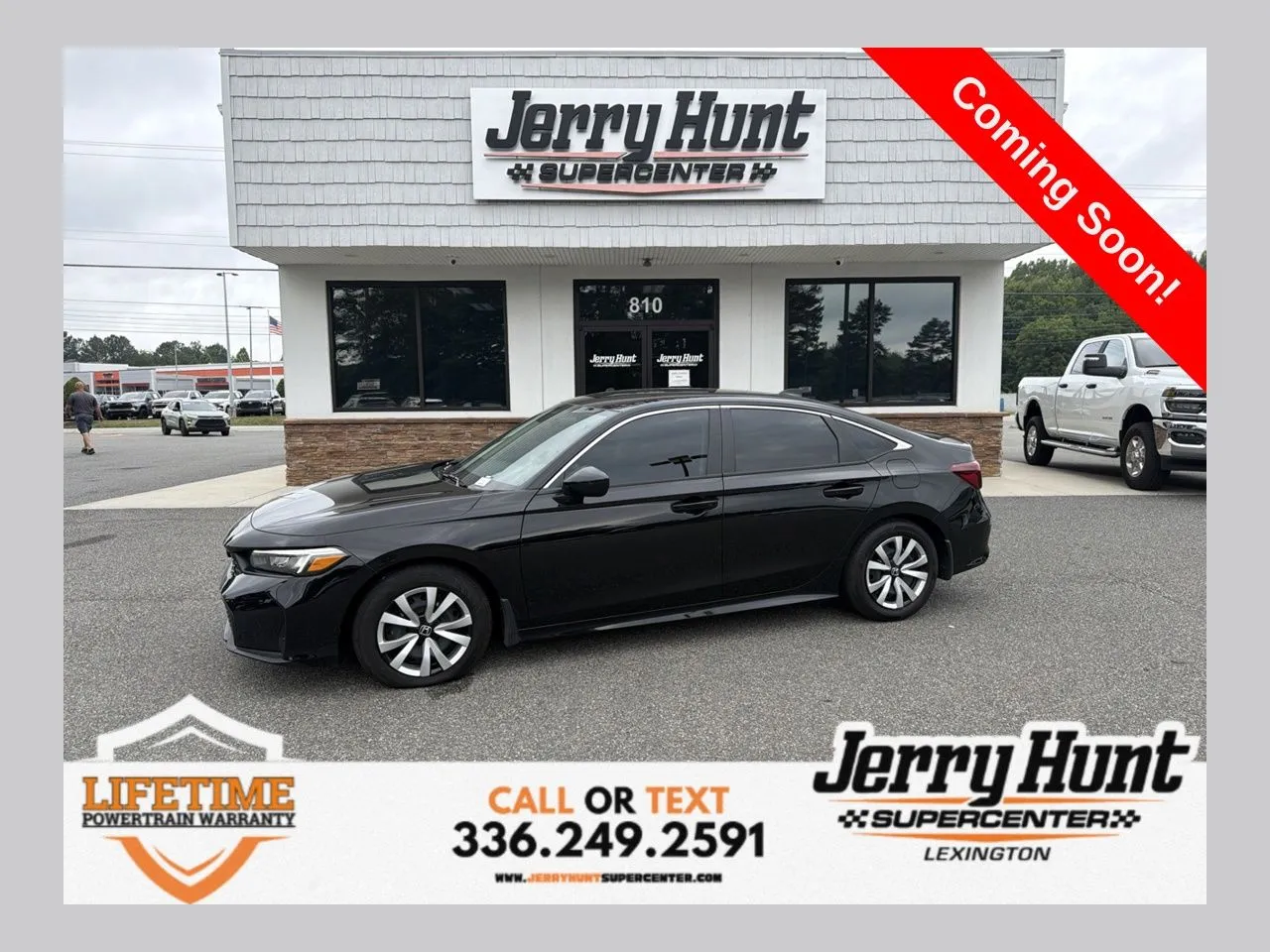 Black 2026 Honda Civic LX for sale in Lexington, NC
