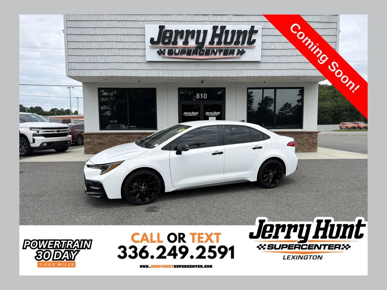 White 2021 Toyota Corolla SE Nightshade for sale in Lexington, NC