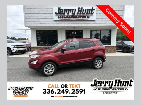 Red 2021 Ford EcoSport SE for sale in Lexington, NC
