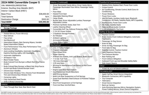 More photos of 2024 MINI Cooper S Classic at Jerry Hunt Supercenter - Lexington, NC