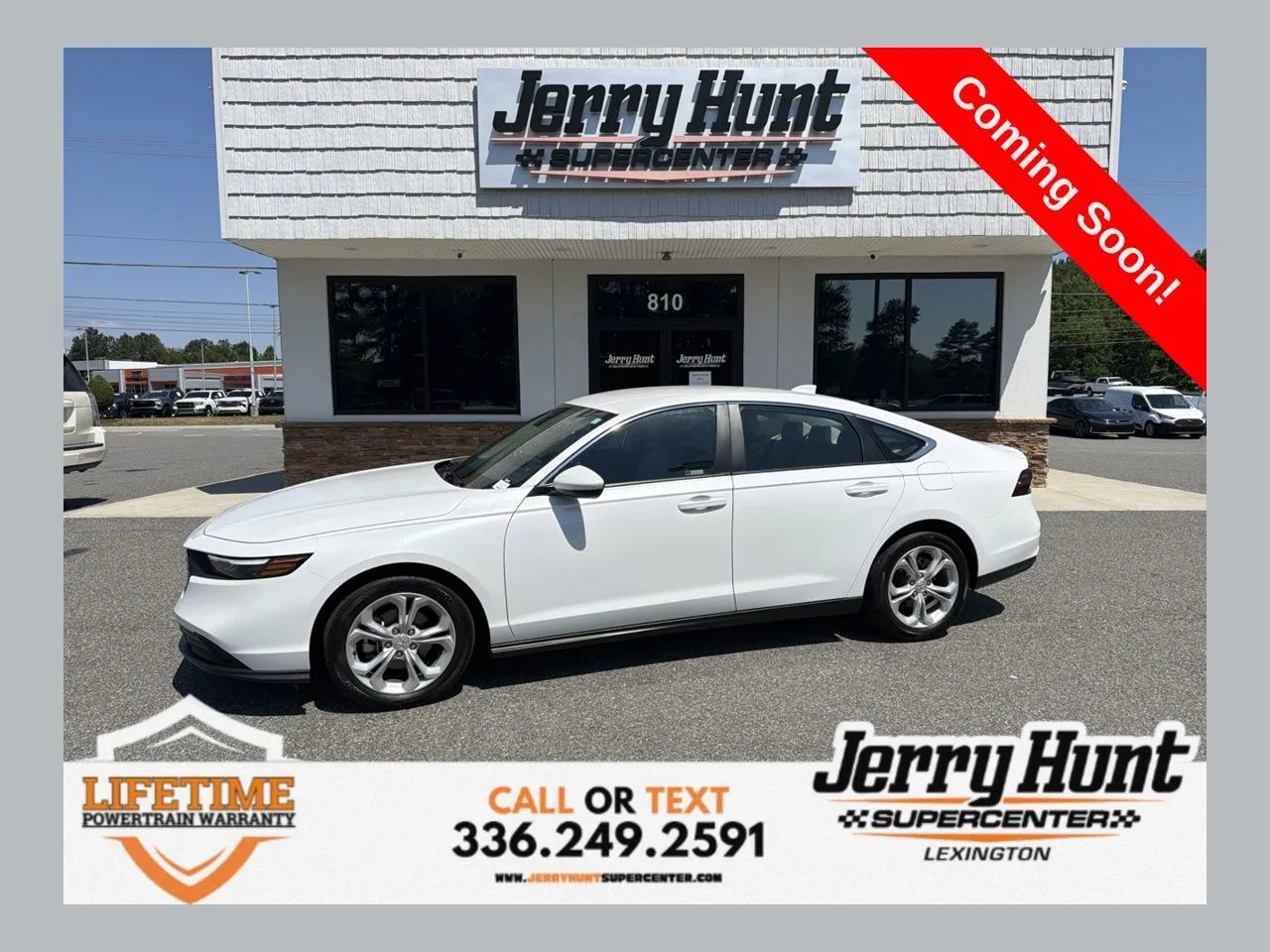 White 2024 Honda Accord LX for sale in Lexington, NC
