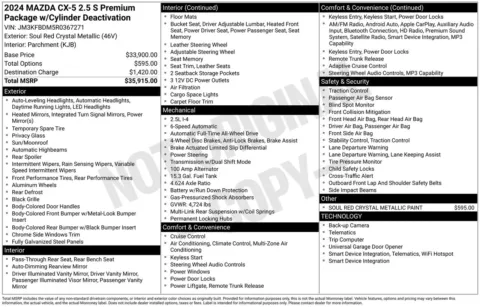 More photos of 2024 Mazda CX-5 2.5 S Premium Package at Jerry Hunt Supercenter - Lexington, NC