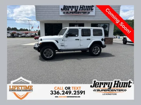 White 2022 Jeep Wrangler Unlimited Sahara for sale in Lexington, NC