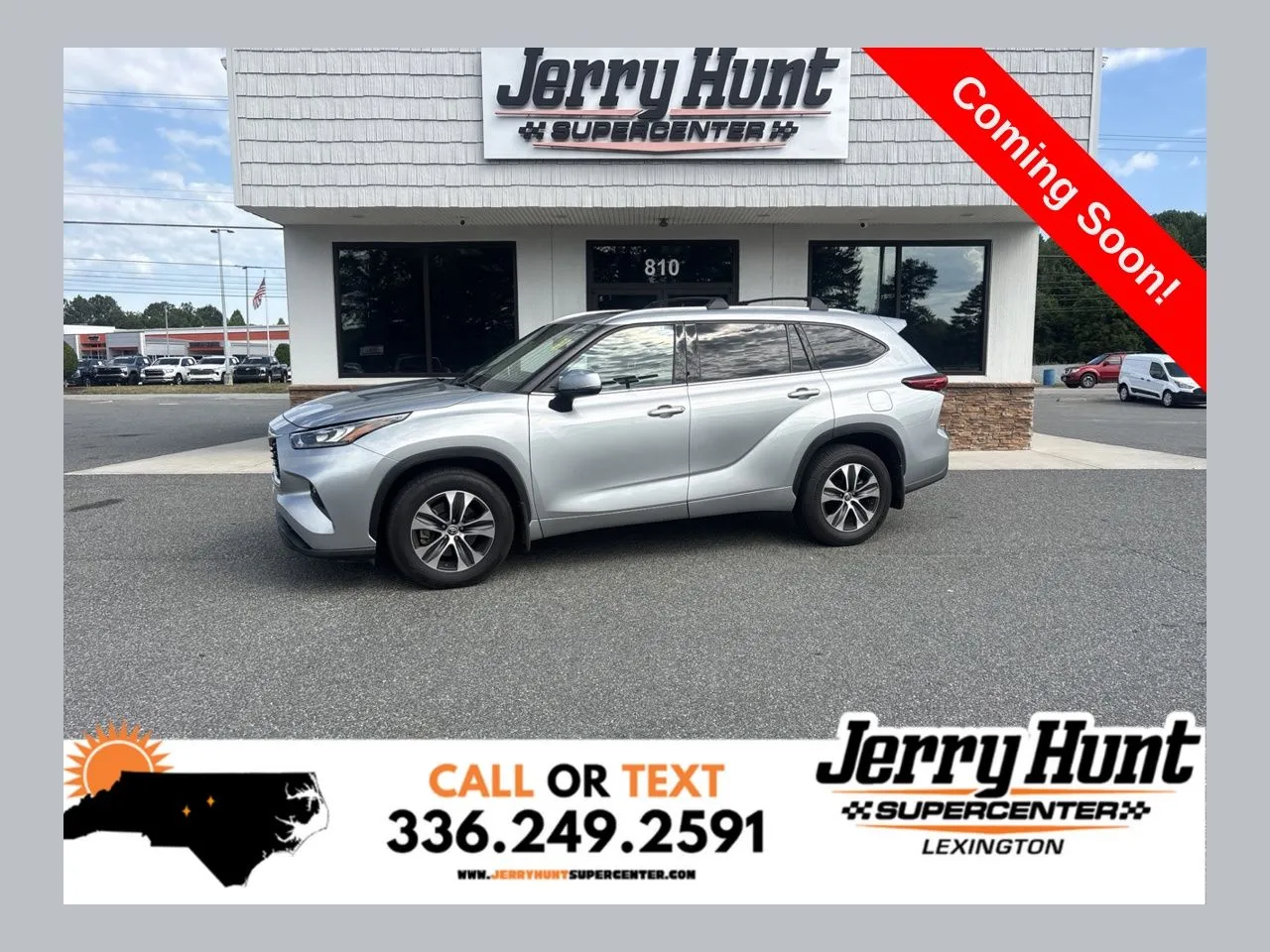 Silver 2020 Toyota Highlander XLE for sale in Lexington, NC