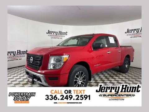 Red 2021 Nissan Titan SV for sale in Lexington, NC
