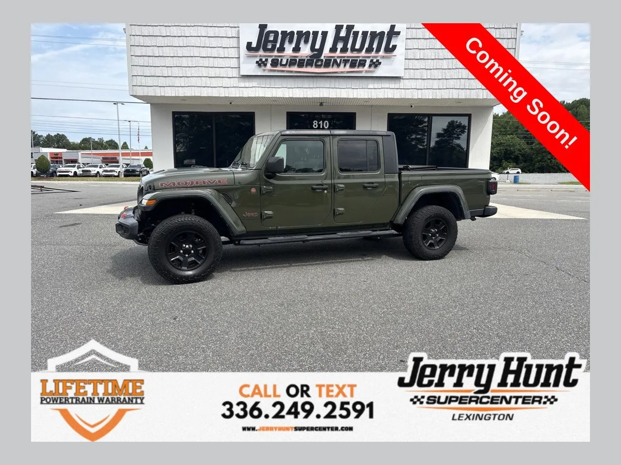 Green 2022 Jeep Gladiator Mojave for sale in Lexington, NC