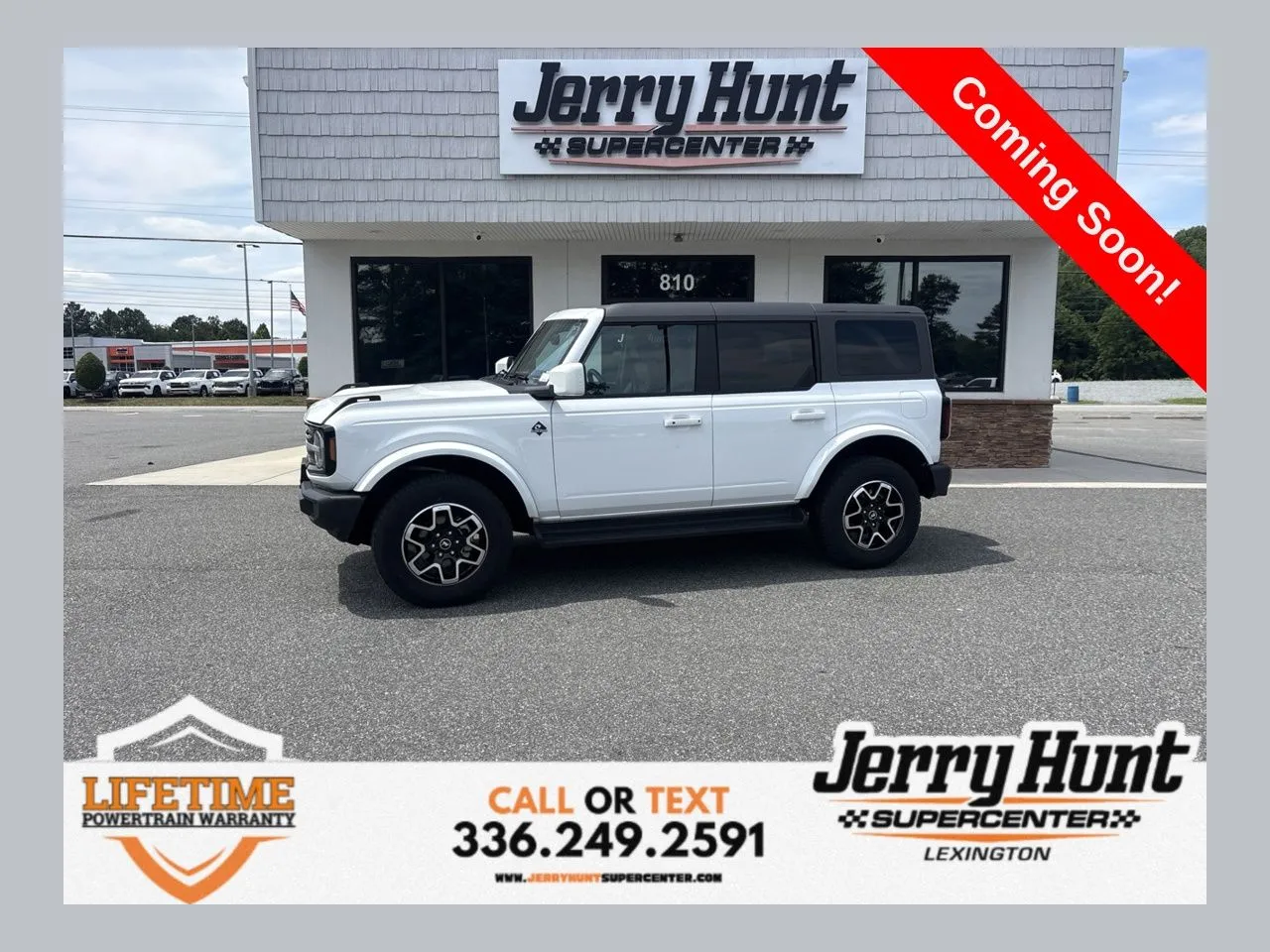 White 2025 Ford Bronco Outer Banks for sale in Lexington, NC