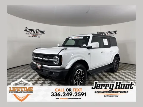 White 2025 Ford Bronco Outer Banks for sale in Lexington, NC