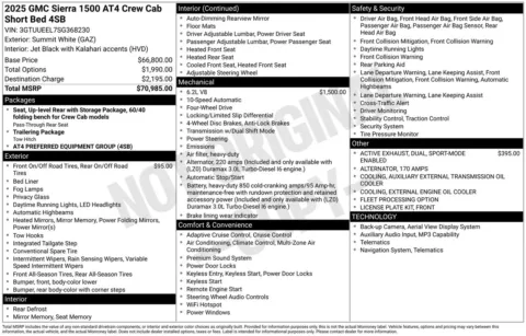 More photos of 2025 GMC Sierra 1500 AT4 at Jerry Hunt Supercenter - Lexington, NC