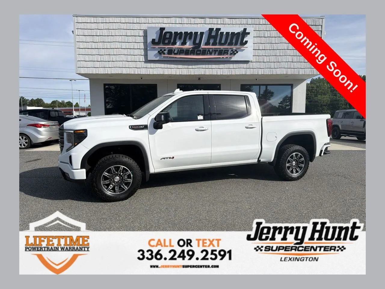 White 2025 GMC Sierra 1500 AT4 for sale in Lexington, NC