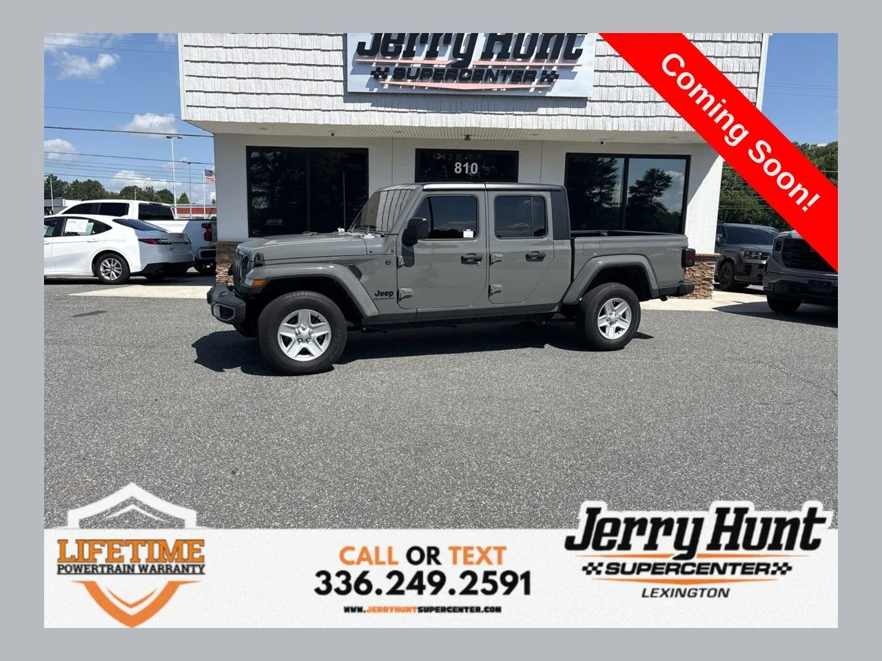 Gray 2022 Jeep Gladiator Sport for sale in Lexington, NC