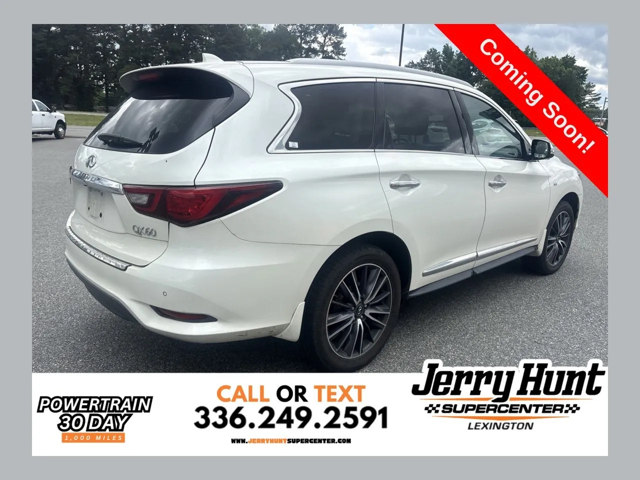 White 2018 INFINITI QX60 for sale in Lexington, NC