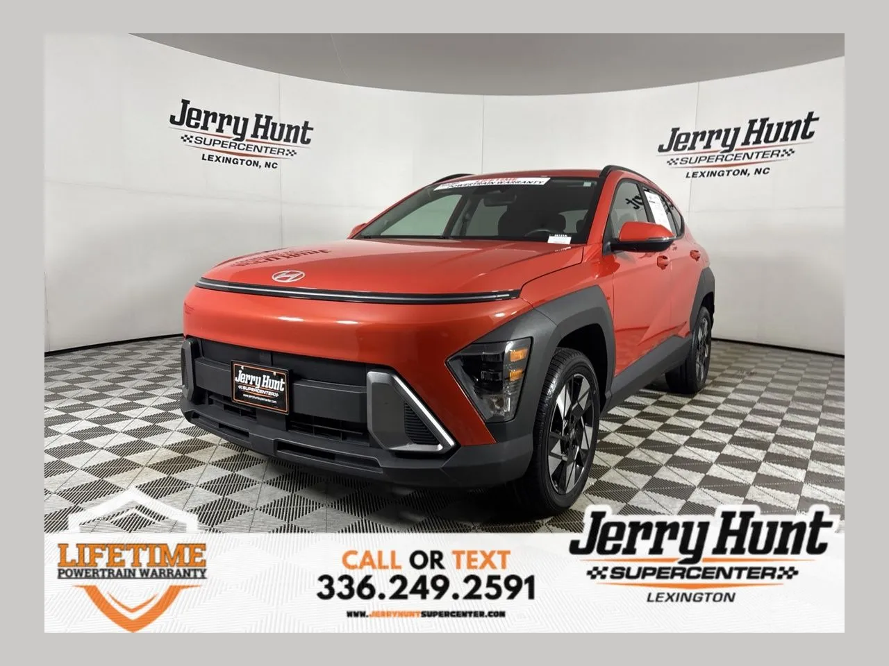 Orange 2024 Hyundai Kona SEL for sale in Lexington, NC