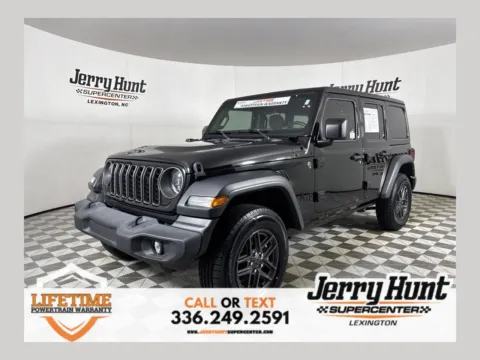 Black 2024 Jeep Wrangler Sport S for sale in Lexington, NC