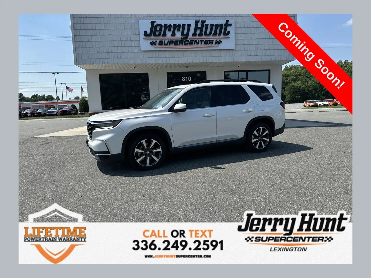 White 2023 Honda Pilot Elite for sale in Lexington, NC