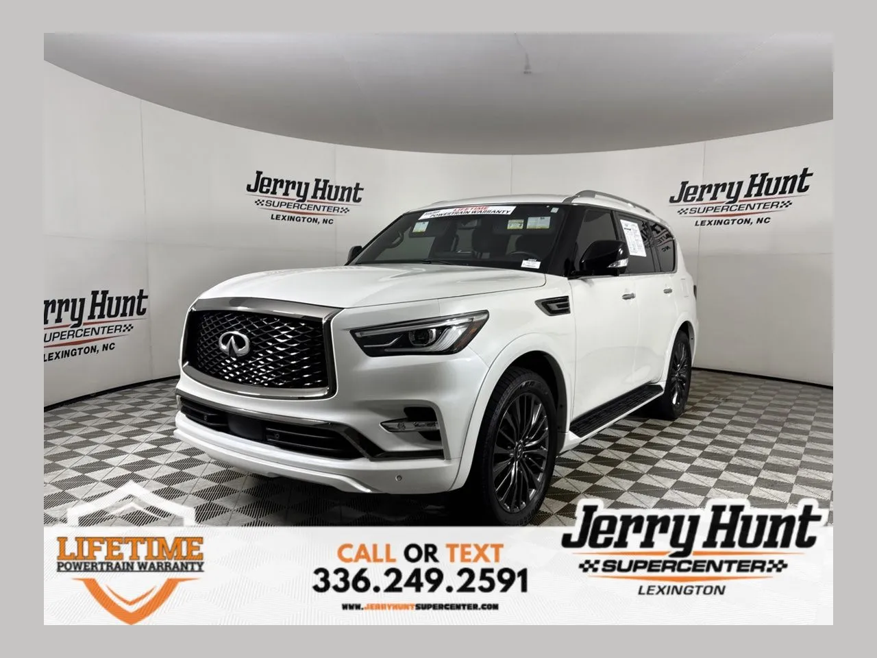 White 2024 INFINITI QX80 Sensory for sale in Lexington, NC