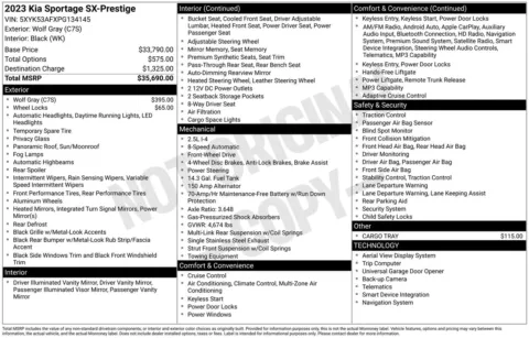 More photos of 2023 Kia Sportage SX-Prestige at Jerry Hunt Supercenter - Lexington, NC