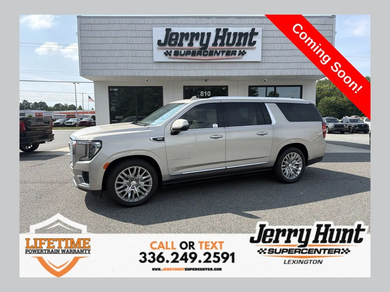 Beige 2024 GMC Yukon XL Denali for sale in Lexington, NC
