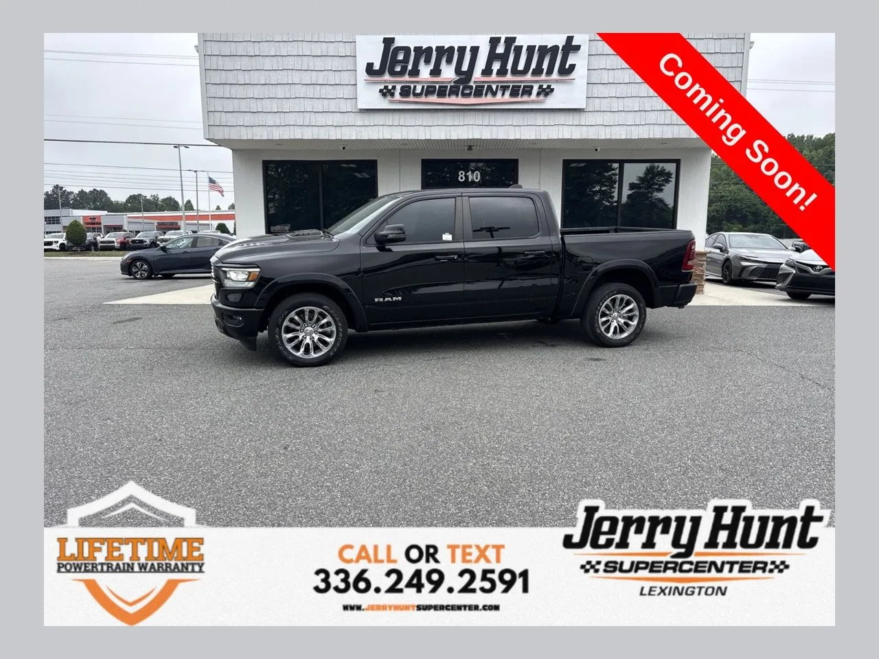 Black 2023 Ram 1500 Laramie for sale in Lexington, NC