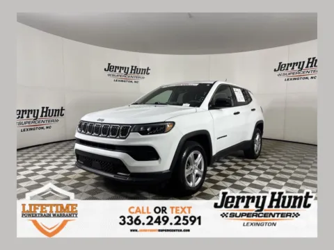 White 2023 Jeep Compass Sport for sale in Lexington, NC