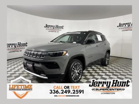 Gray 2022 Jeep Compass Limited for sale in Lexington, NC