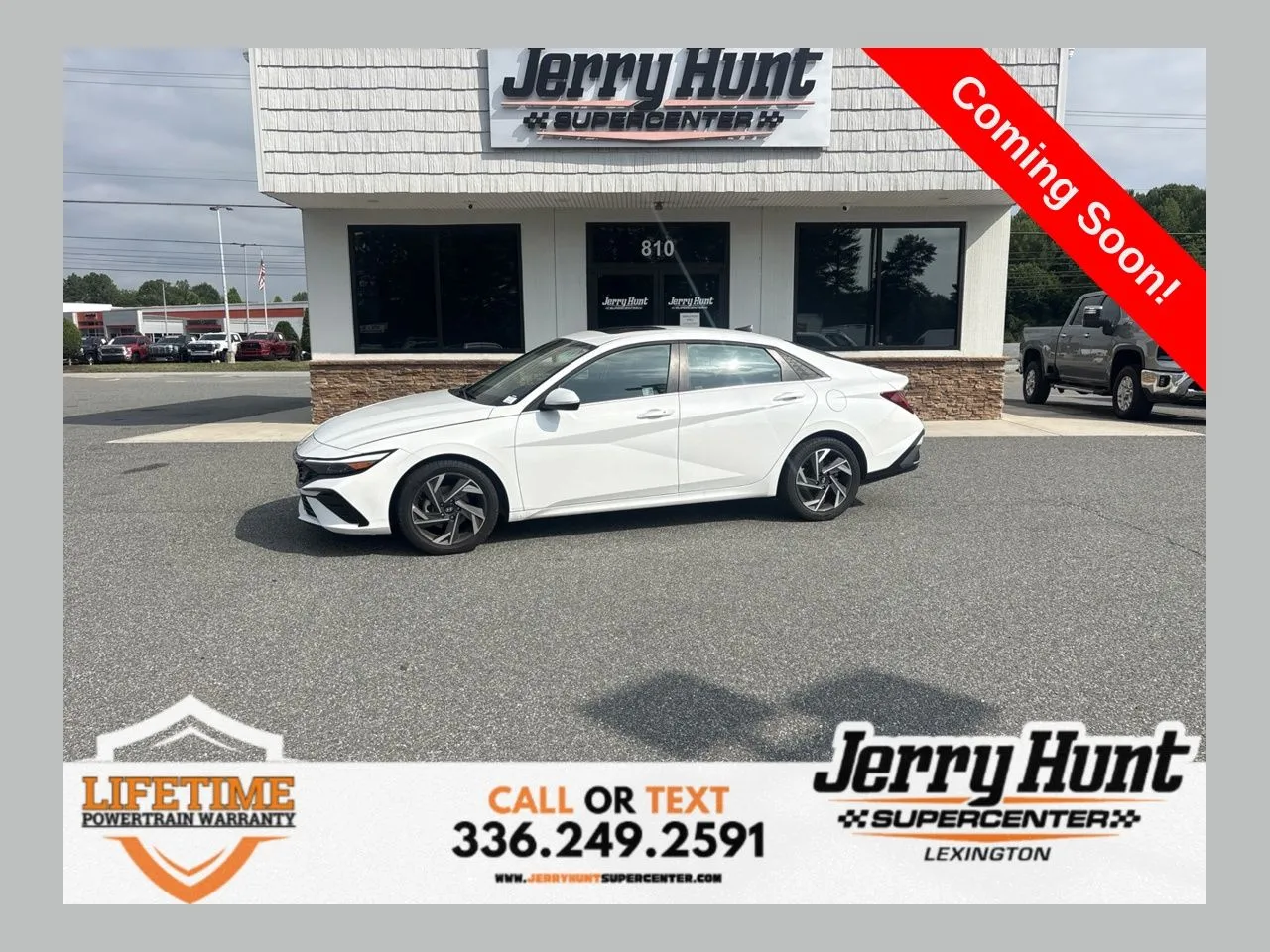 White 2025 Hyundai Elantra SEL Convenience for sale in Lexington, NC