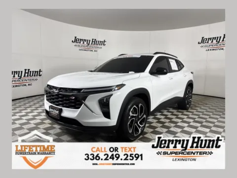 White 2025 Chevrolet Trax 2RS for sale in Lexington, NC