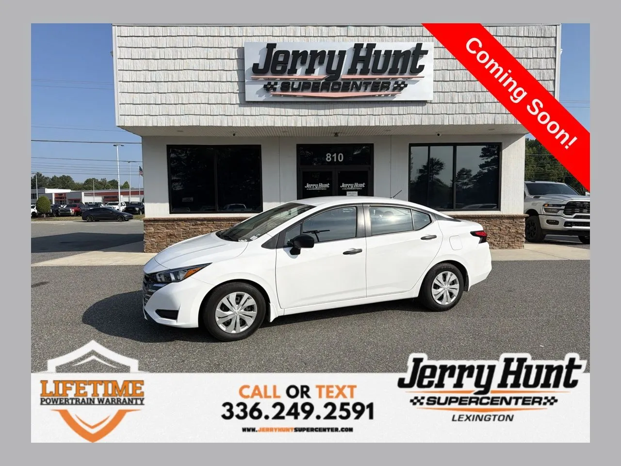 White 2024 Nissan Versa 1.6 S for sale in Lexington, NC