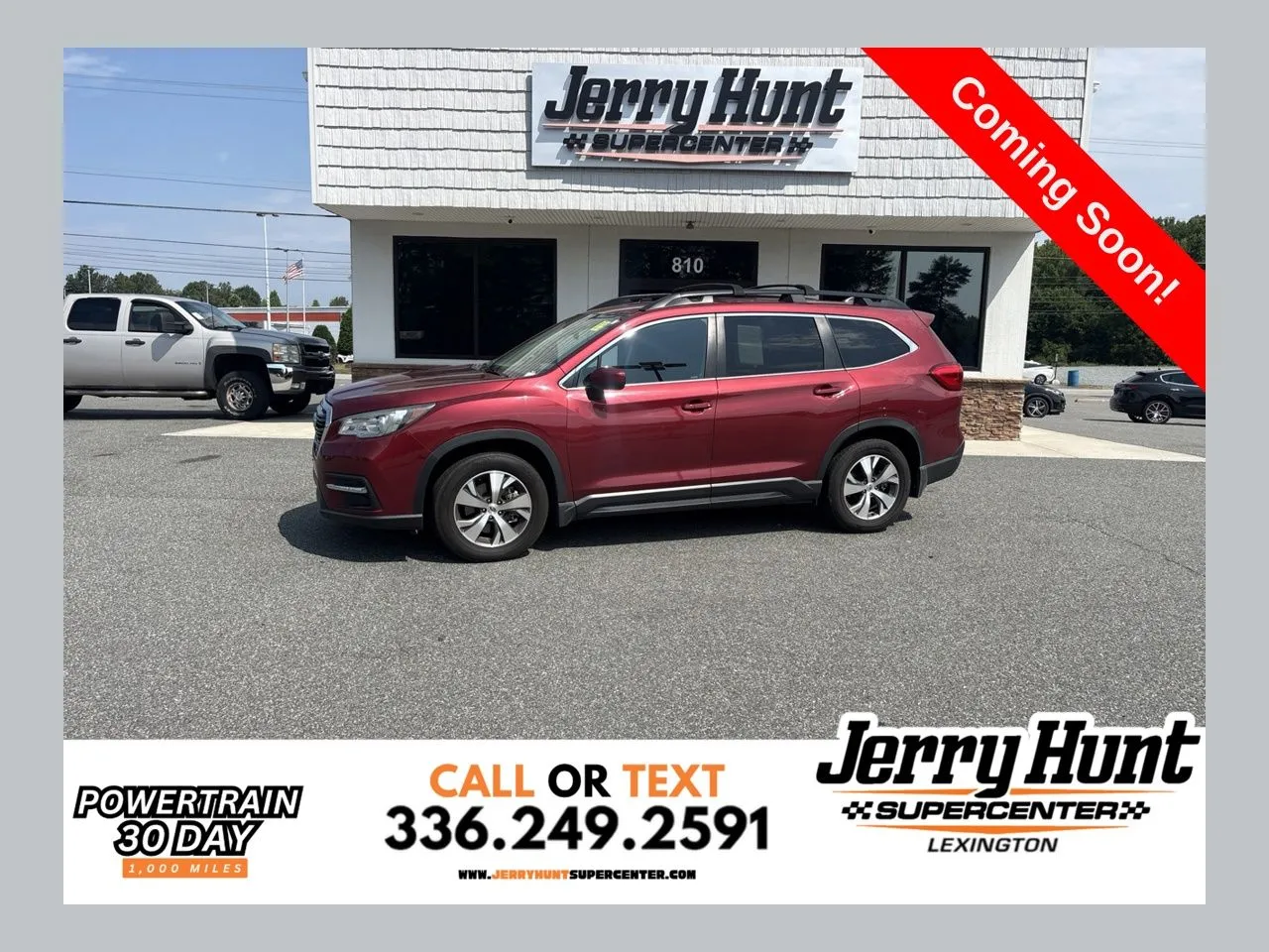 Red 2021 Subaru Ascent Premium for sale in Lexington, NC