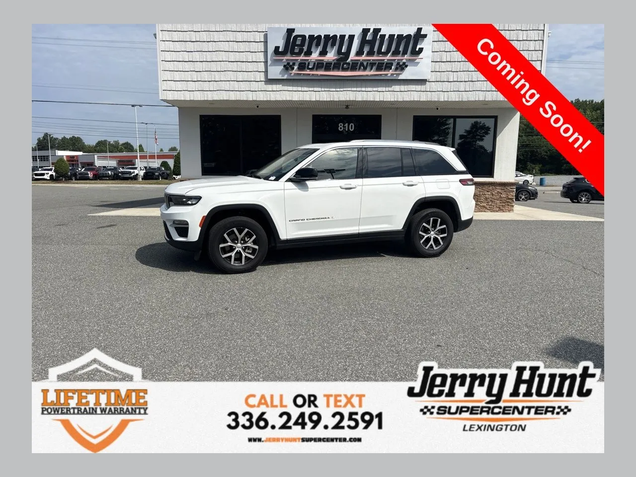 White 2023 Jeep Grand Cherokee Limited for sale in Lexington, NC