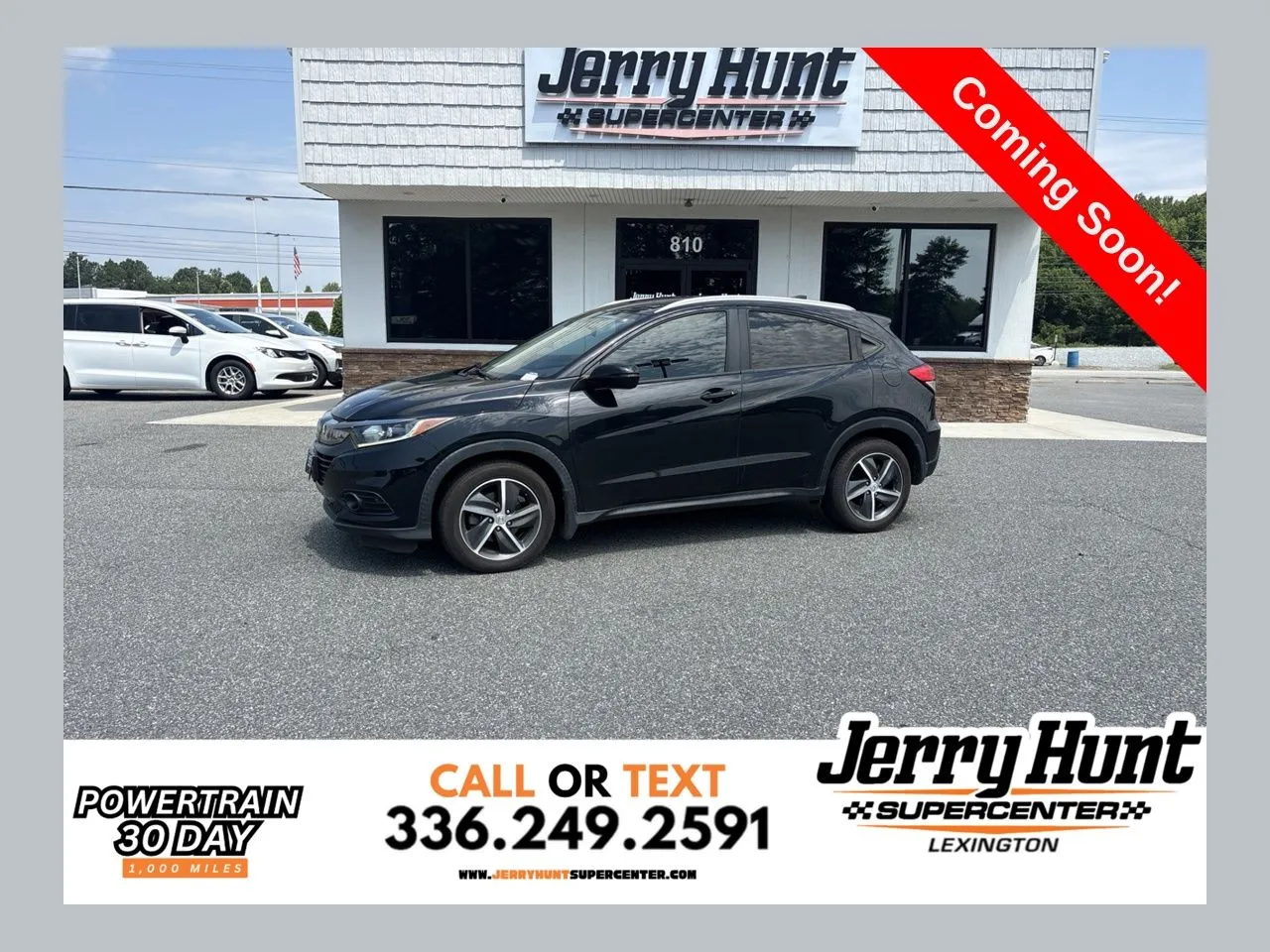 Black 2021 Honda HR-V EX for sale in Lexington, NC