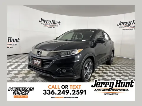 Black 2021 Honda HR-V EX for sale in Lexington, NC