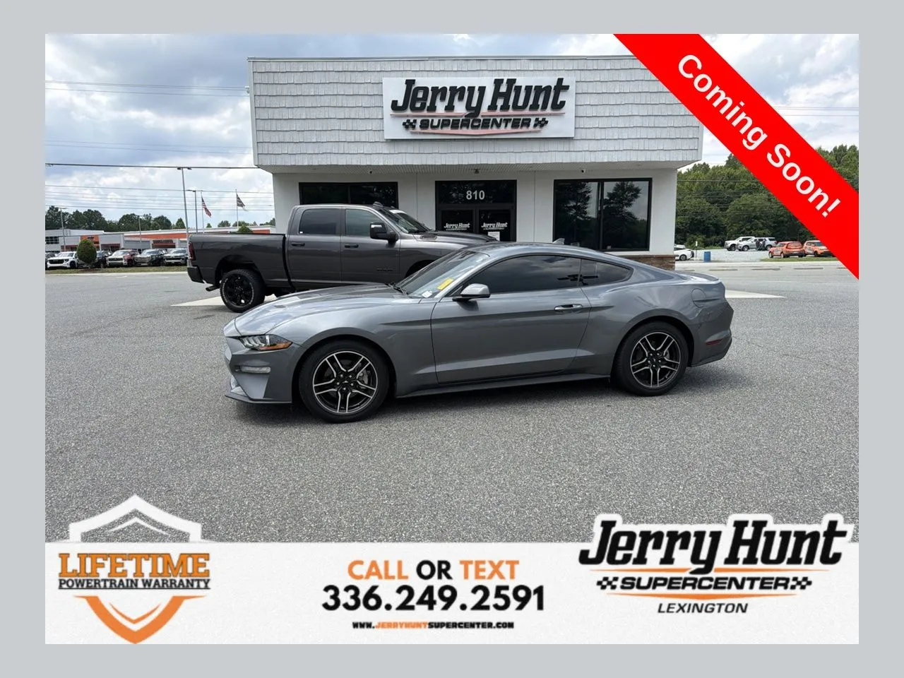 Gray 2022 Ford Mustang EcoBoost Premium for sale in Lexington, NC