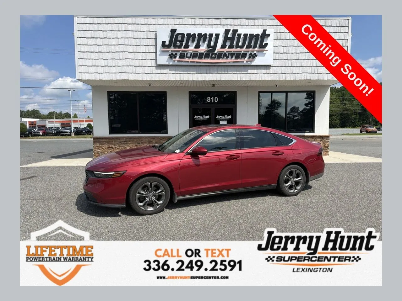 Red 2023 Honda Accord EX for sale in Lexington, NC
