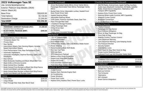 More photos of 2023 Volkswagen Taos 1.5T SE at Jerry Hunt Supercenter - Lexington, NC