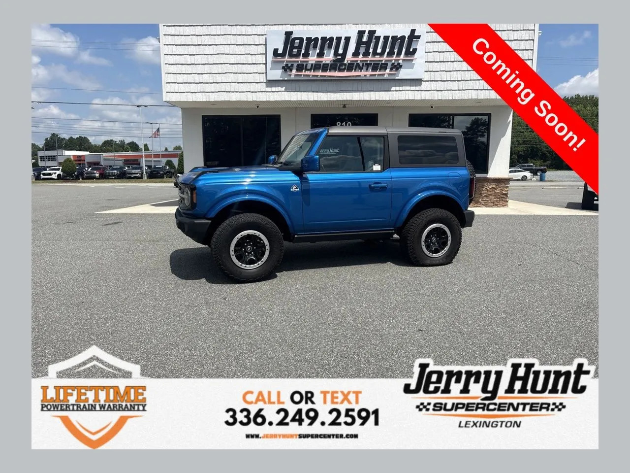 Blue 2022 Ford Bronco Outer Banks for sale in Lexington, NC