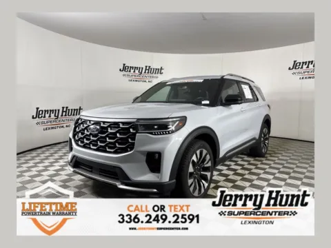 White 2025 Ford Explorer Platinum for sale in Lexington, NC