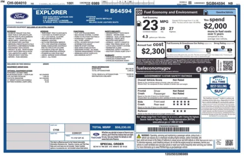 More photos of 2025 Ford Explorer Platinum at Jerry Hunt Supercenter - Lexington, NC