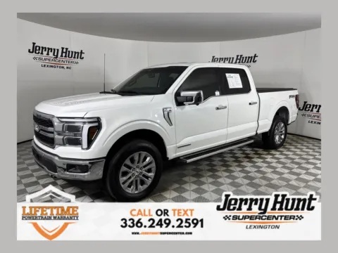 White 2025 Ford F-150 Lariat for sale in Lexington, NC
