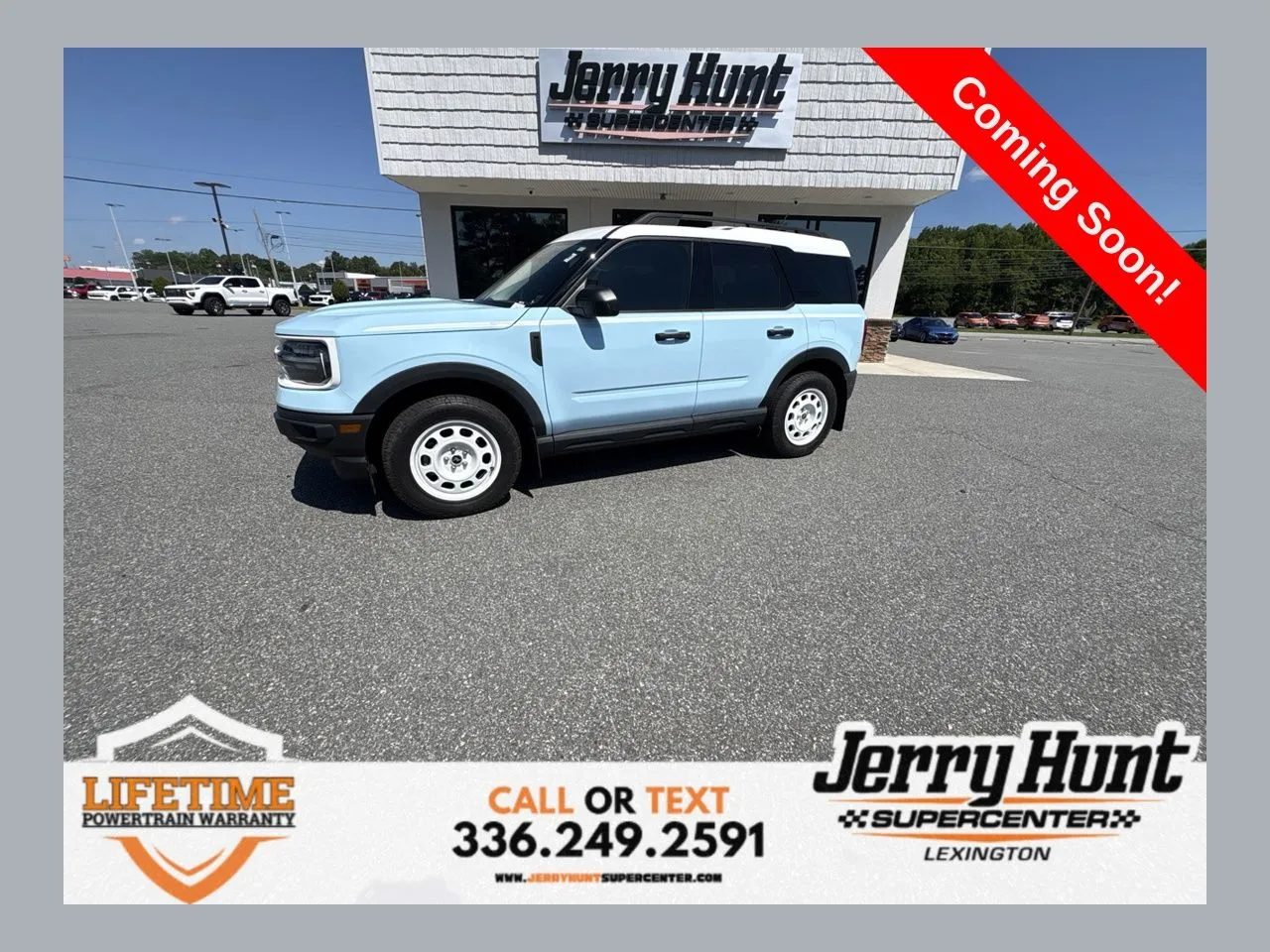 Blue 2023 Ford Bronco Sport Heritage for sale in Lexington, NC